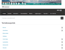 Tablet Screenshot of nettaska.hu